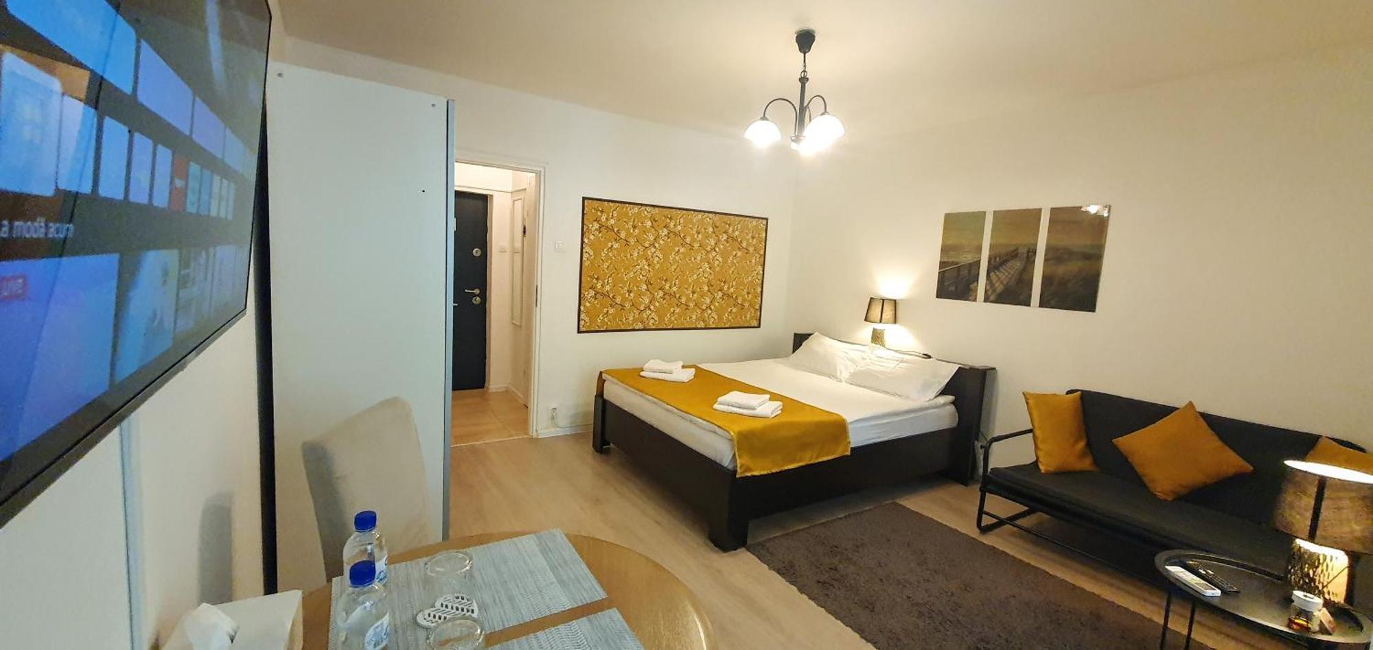 City Break Park Studio Bucarest Esterno foto